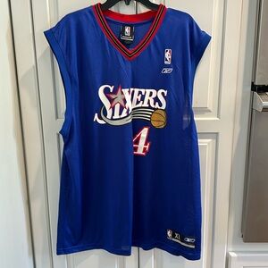 ADIDAS PHILADELPHIA 76ERS SIXERS #4 CHRIS WEBBER JERSEY